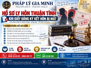 Hồ sơ ly hôn thuận tình khi giấy đăng ký kết hôn bị mất