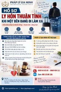 Hồ sơ ly hôn thuận tình khi một bên đang đi làm xa
