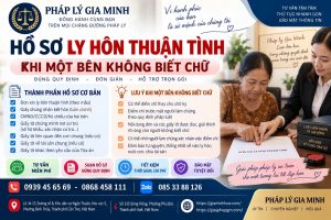 Hồ sơ ly hôn thuận tình khi một bên không biết chữ