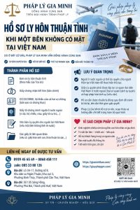 Hồ sơ ly hôn thuận tình khi một bên không có mặt tại Việt Nam