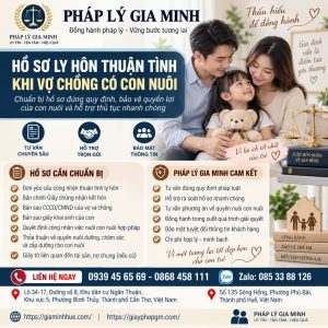 Hồ sơ ly hôn thuận tình khi vợ chồng có con nuôi