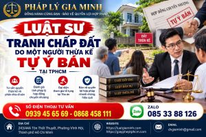 Luật sư tranh chấp đất do một người thừa kế tự ý bán tại TPHCM
