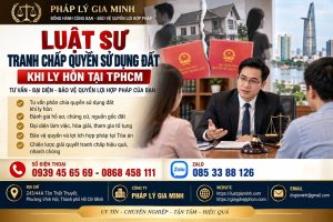 Luật sư tranh chấp quyền sử dụng đất khi ly hôn tại TPHCM