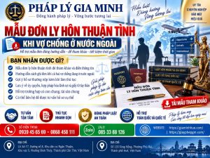 Mẫu đơn ly hôn thuận tình khi vợ chồng ở nước ngoài