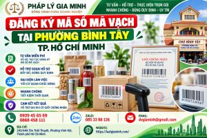 Đăng ký mã số mã vạch tại phường Bình Tây TPHCM