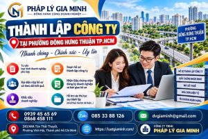 Thành lập công ty tại phường Đông Hưng Thuận TP.HCM