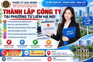 Thành lập công ty tại phường Từ Liêm Hà Nội